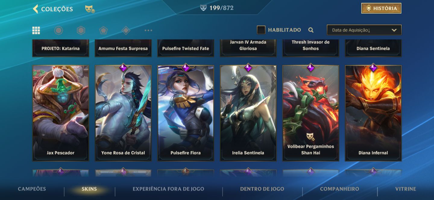 Conta Main Jungler Challenger, Ex Monarca e 202 Skins !