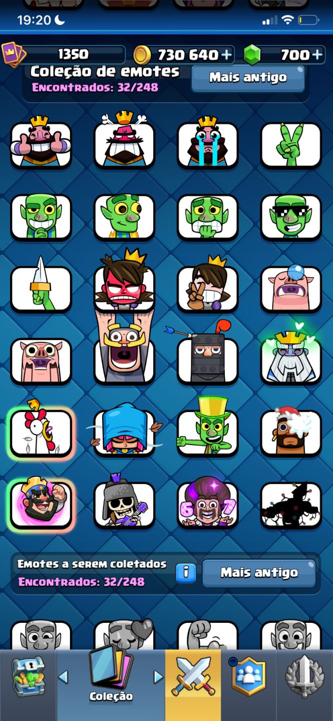 CONTA CLASH ROYALE 7k DE TROFÉUS