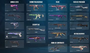 CONTA VALORANT VARIAS SKINS
