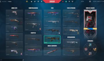 Conta VALORANT Platina 2 | LVL 222 | R$1.193 GASTOS | FULL ACESSO