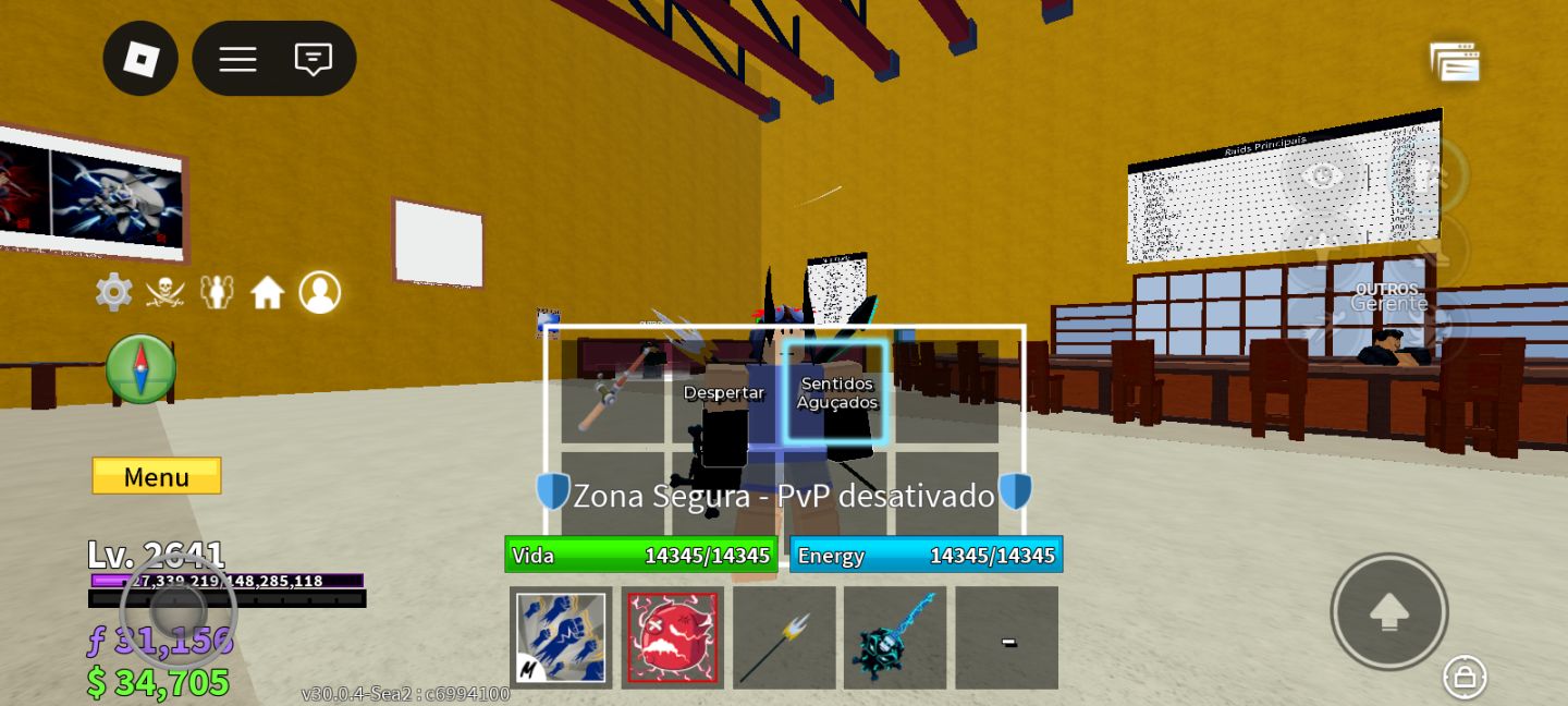 Conta de Roblox com itens pra pvp