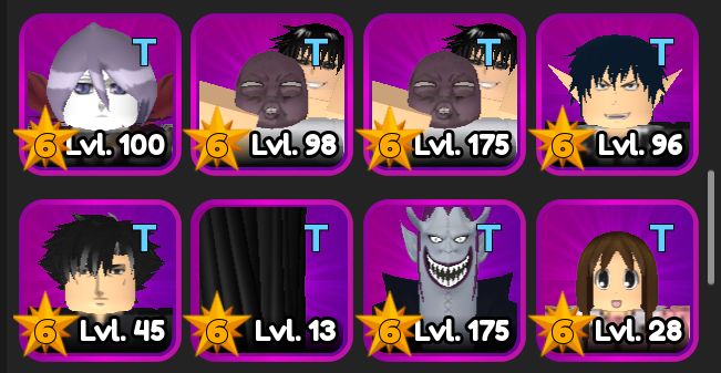 Personagens/Unidades de Troca/Trade de All Star Tower Defense