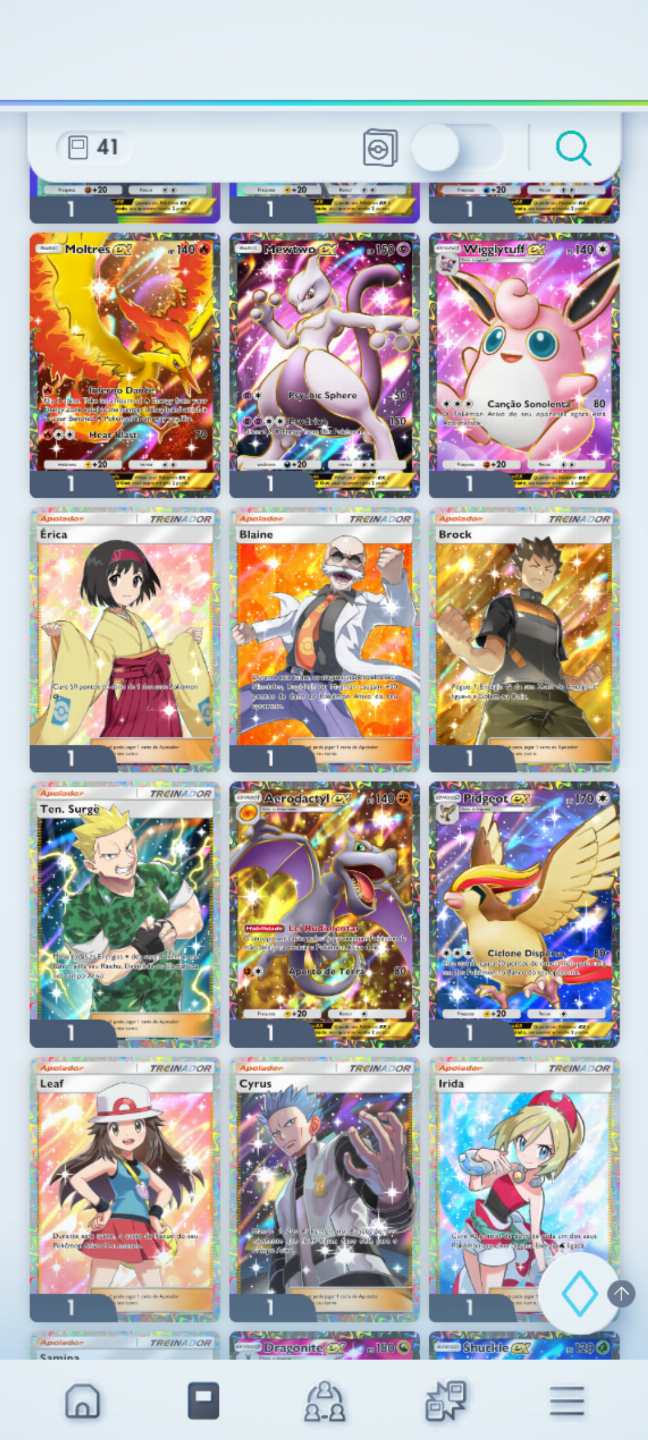 Conta TCG Pokémon LvL 52