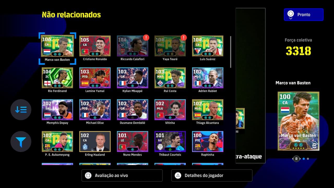 CONTA DE ELITE EFOOTBALL 2027 PS5 META ABSOLUTO QSE TODAS AS ULTIMAS BOX META
