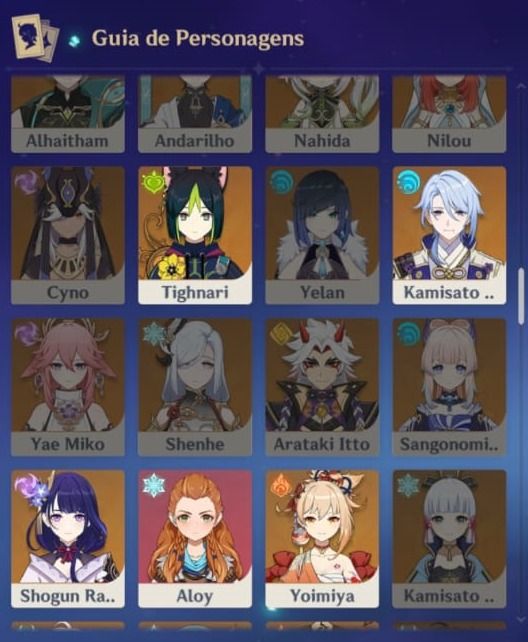 Genshin impact sem reroll com 15 bonecos tier 5