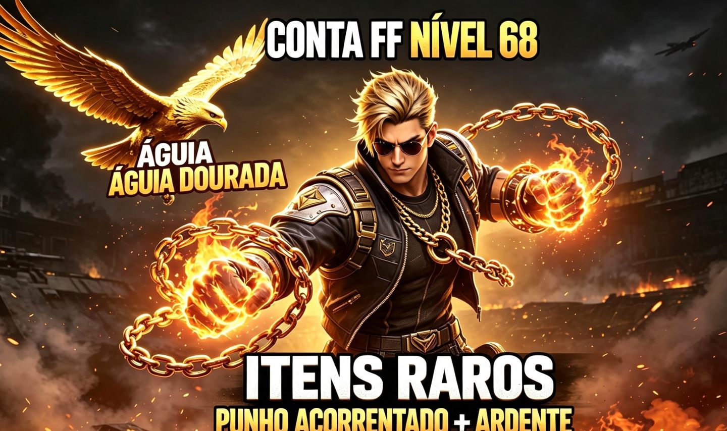 FF | Punho Ardente | Nv 68 | prime 6 | passes antigos por codiguin é ragnarock
