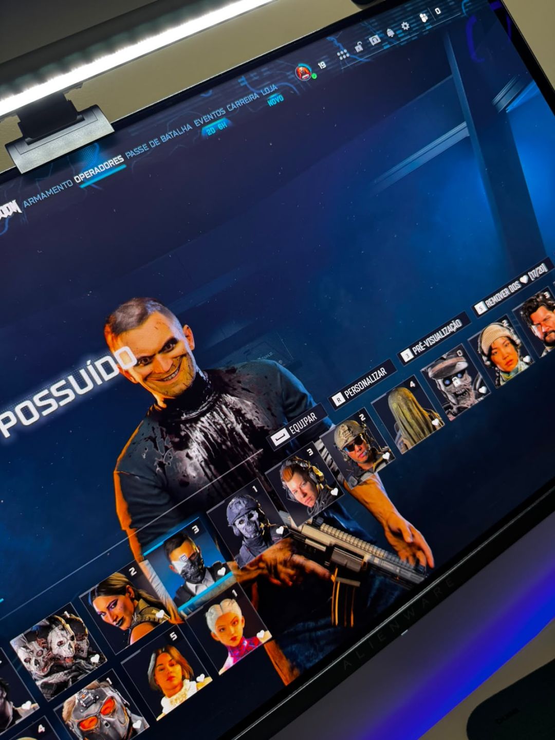 CONTA WARZONE COM PACOTES RAROS - VALERIA POSSUIDA - URZIGUISTAO - MICHAL MYERS