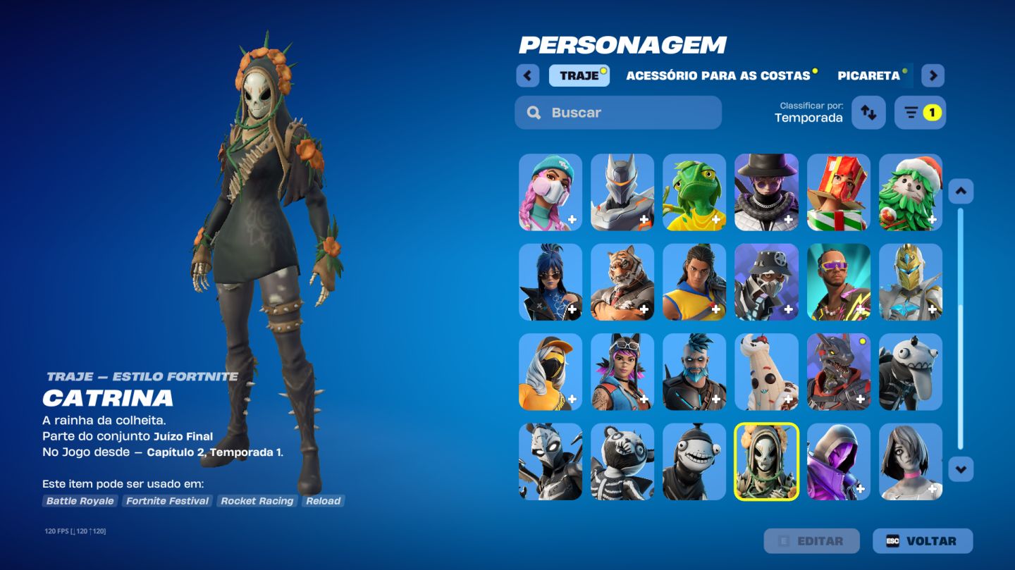 Conta Fortnite 42 Skins | Pacote Juízo Final | Full Acesso (Com E-mail Atual)
