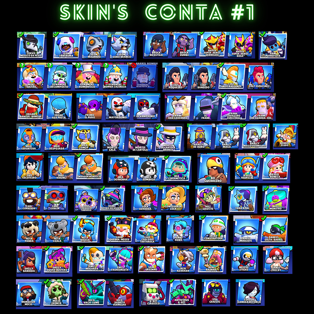 Contas Brawl Stars