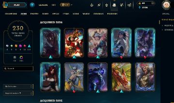 CONTA LOL MESTRE - 230 SKINS - 212K EA - ACESSO COMPLETO
