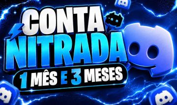 [Preço Baixo] Conta Nitrada Discord com 1 mes e 3 Meses de Nitro