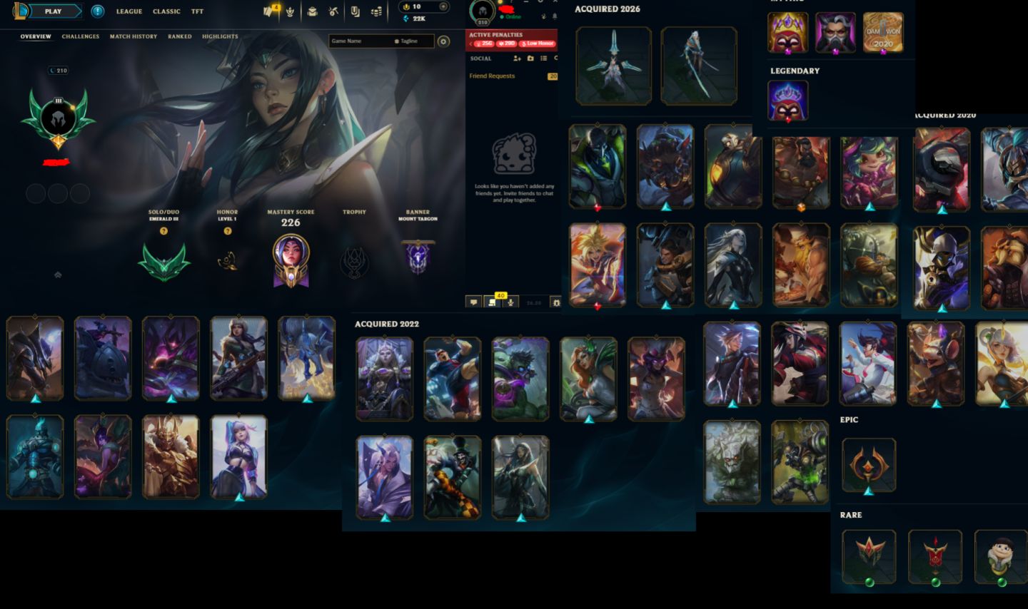 CONTA IRELIA SENTINELA | 20 SKINS | 1 ULTIMATE | 46 CAMPEÕES