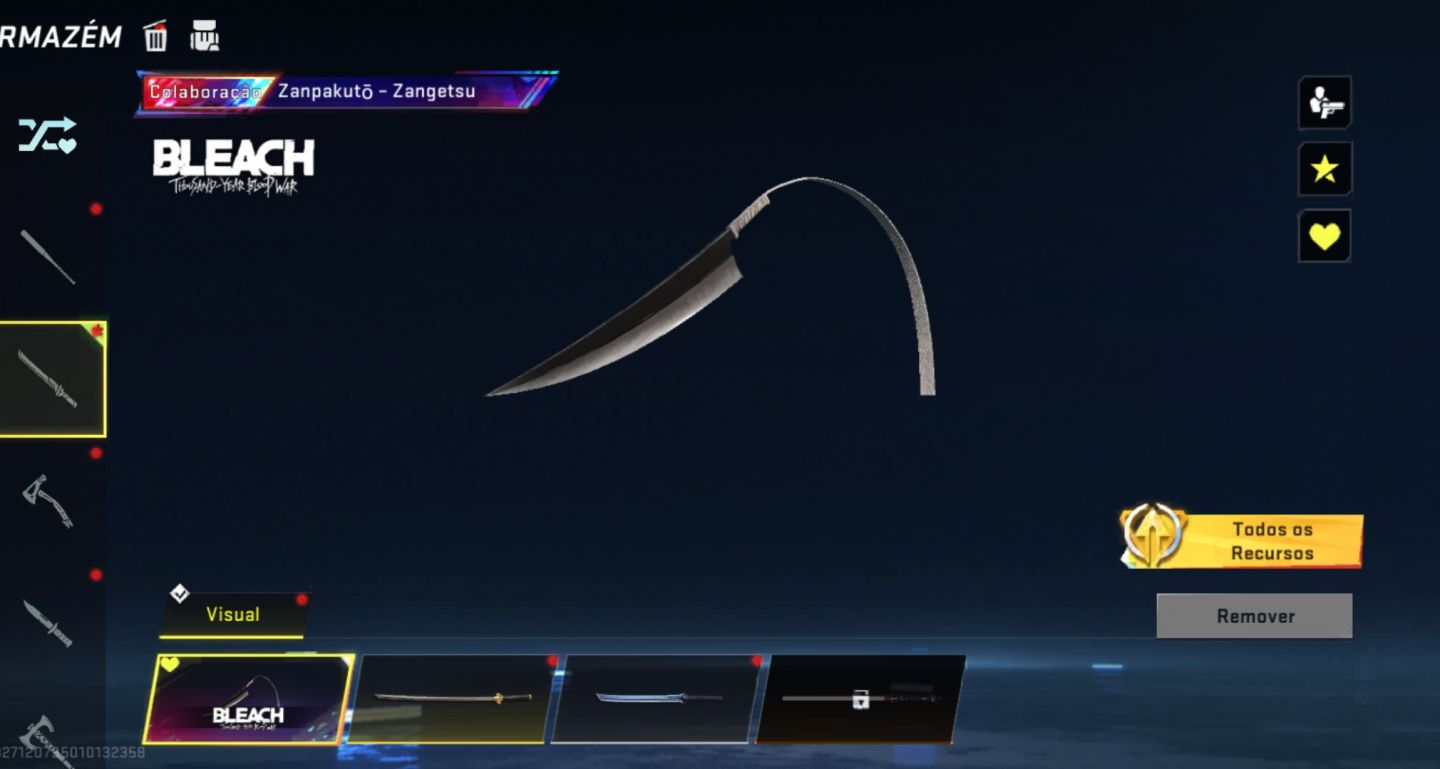 Conta blood strike faca EVO 3 eterna