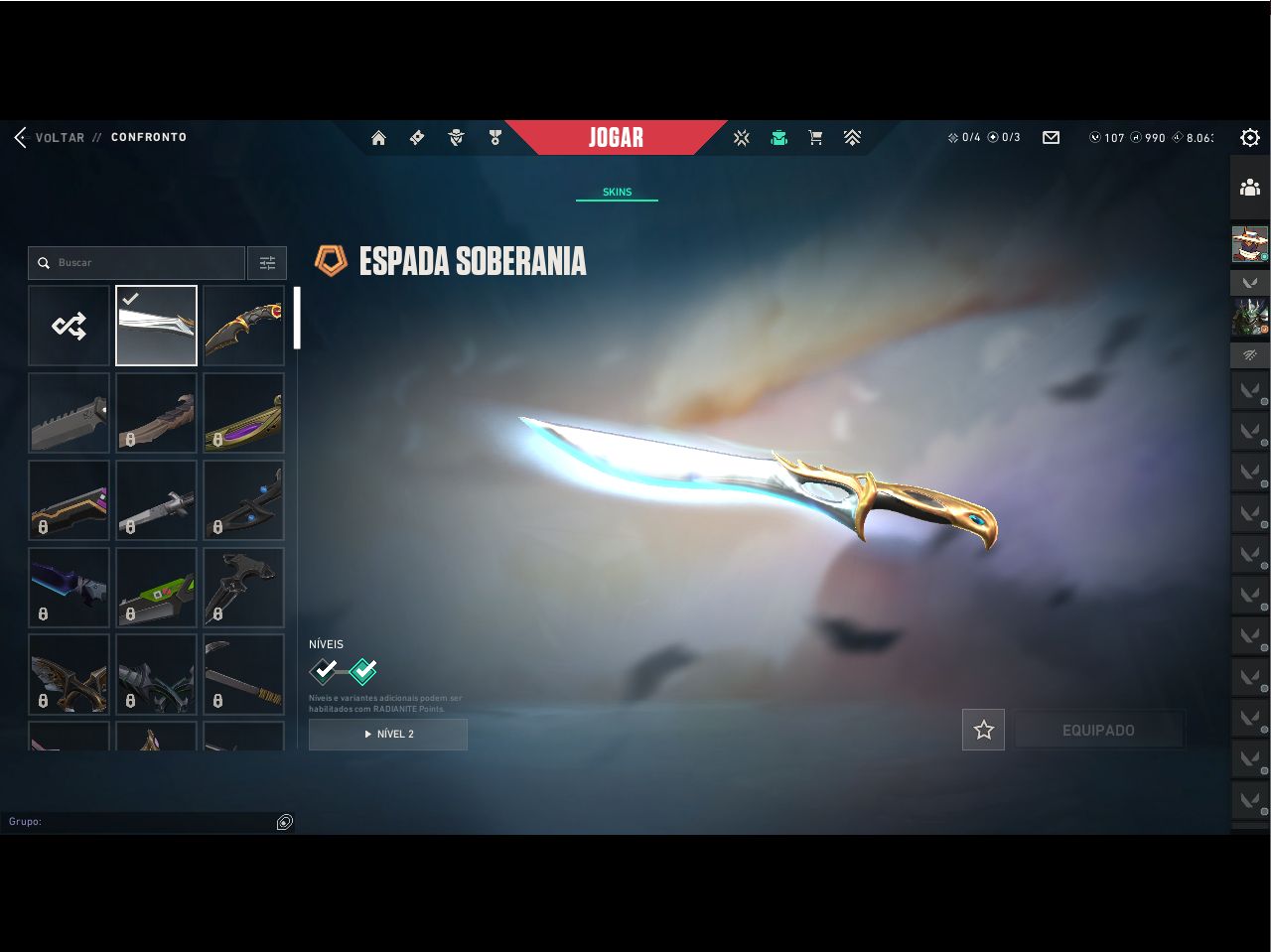 CONTA VALORANT PEAK IMO 3 COM SKINS , Imortal 1 passado, 840 gastos, dono unico