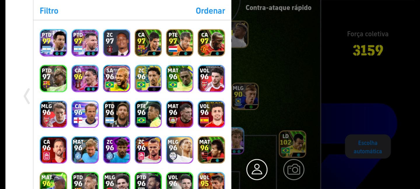 Conta efootball top, antiga boa pra amassar seus amigos com várias lendas