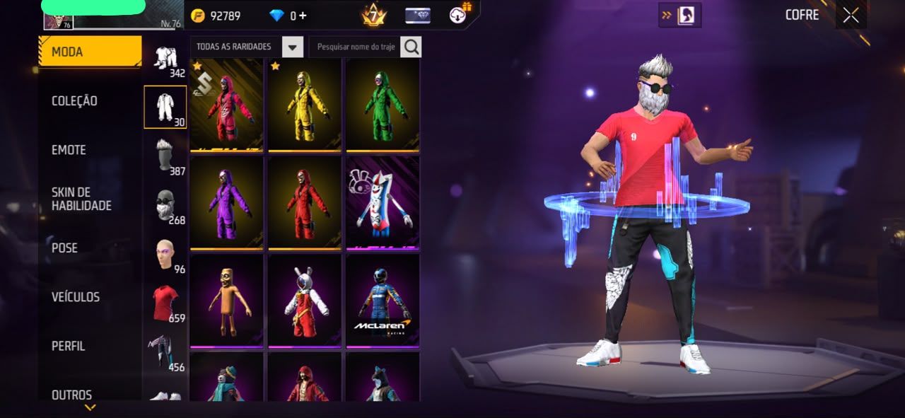 [PROMOÇÃO] CONTA DE FREE FIRE GEMADA E RARA!