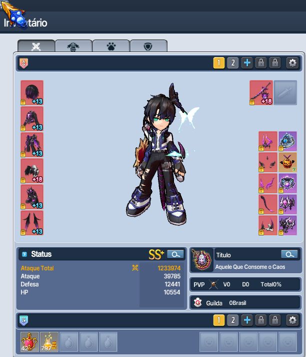 Conta Grand Chase Classic 4 Personagens | 1KK+ LEVEL 283