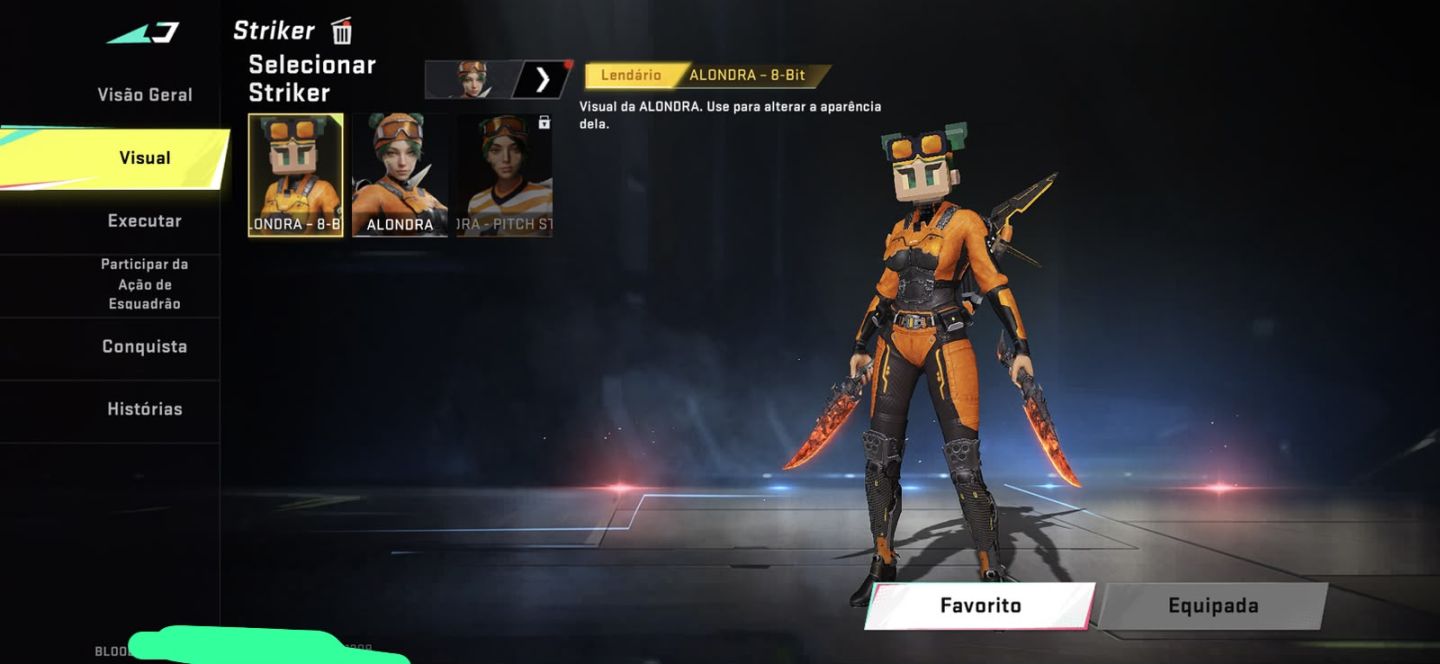 Conta de blood Strike com 3 Skins de facas