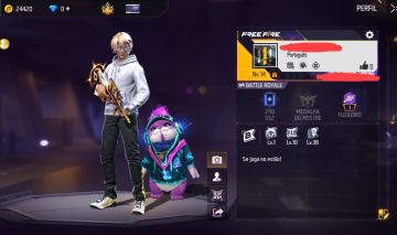CONTA FF LVL 14 | CARTÃO TROCA NICK + AUG ECLIPSE + 24K OURO