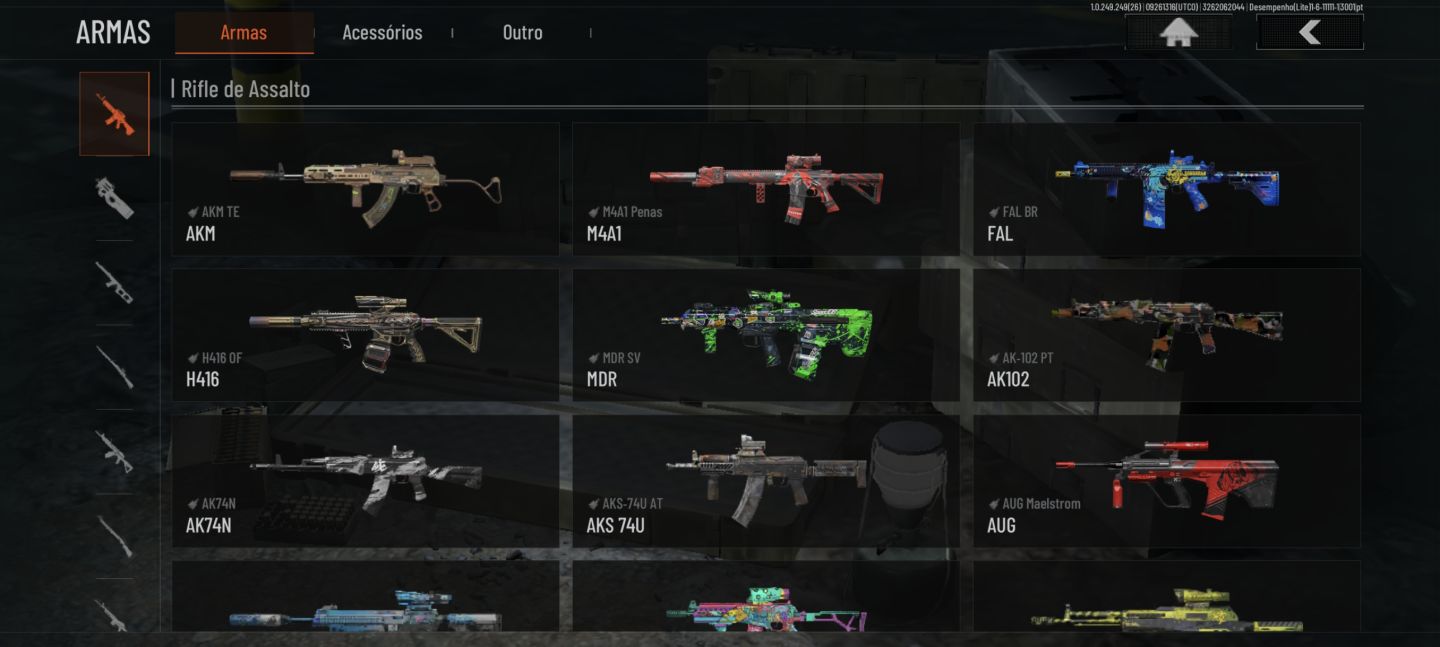 Conta Arena Breakout Mobile 186M Armazém, 157M Koen, Conta está no preço BOM