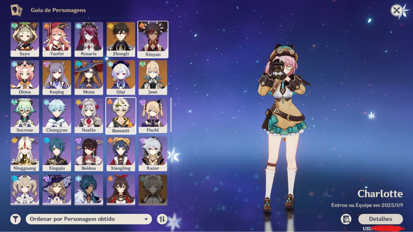 Conta genshin endgame explorada 21 5 estrelas times do meta perfeita pra 7.0