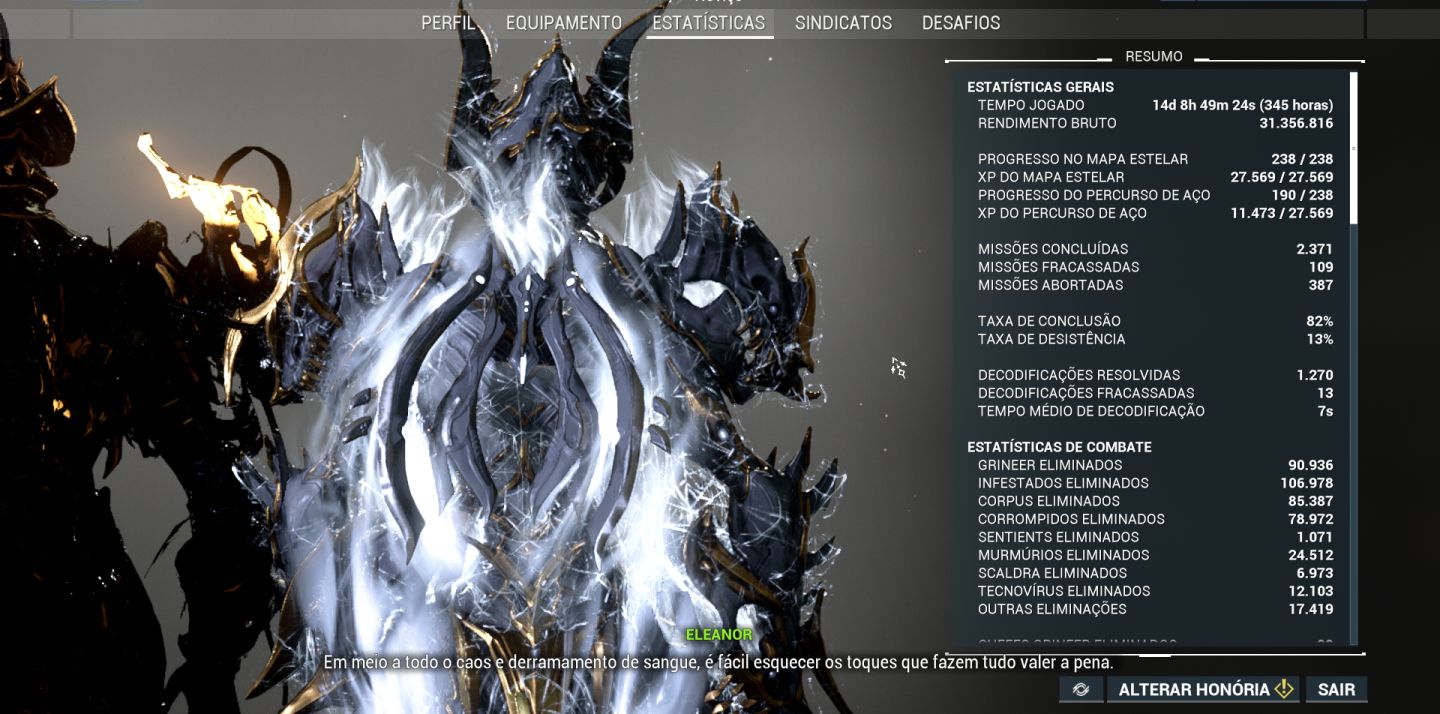 Conta warframe MR19, saldo atual: 570 platinas