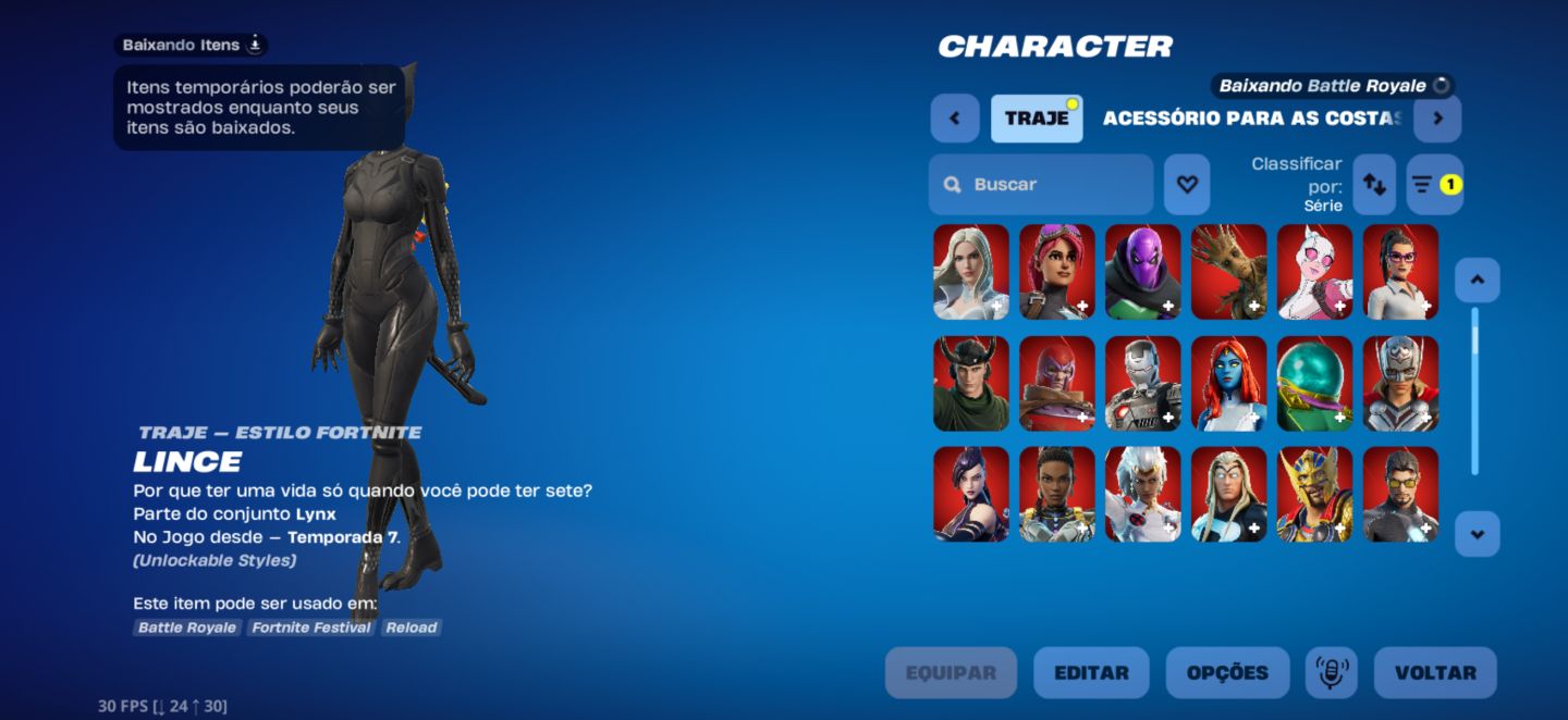 Conta Fortnite OG - 292 skins + Salve o mundo FUNDADOR