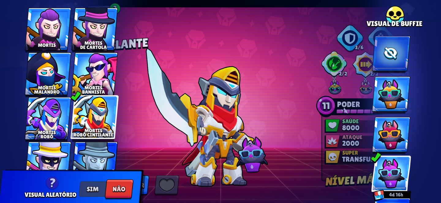 Conta Brawl Stars, Shelly estelar, 40+ hypercargas, 107 brawlers, 60k+ troféus!