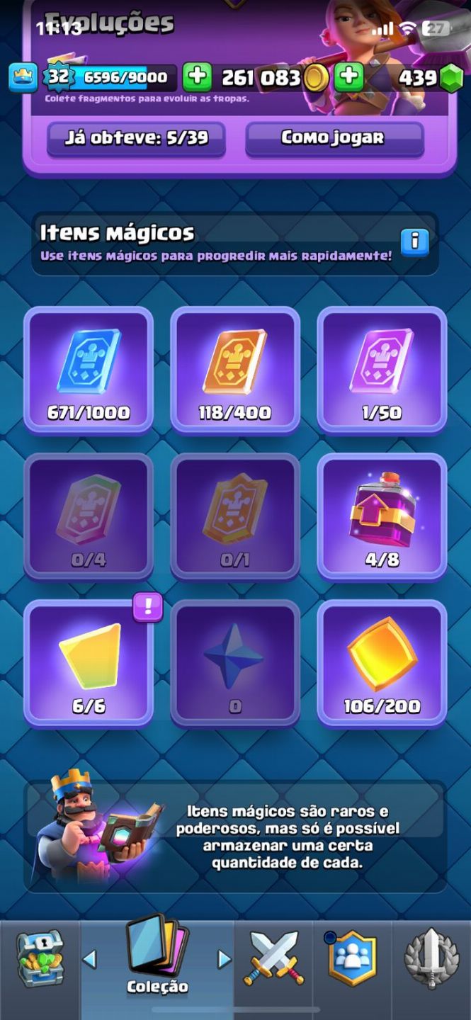 Conta de Clash Royale Básica