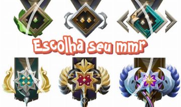 Contas de dota 2, todos os ranks (arauto ao imortal) e contas unraked (calibrar)