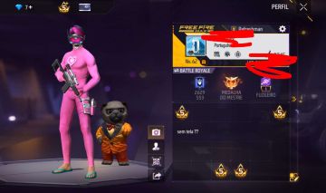 CONTA FREE FIRE BEM COMPLETA VÁRIOS ITENS | CALÇA ANGELICAL | SOMBRA ROXA