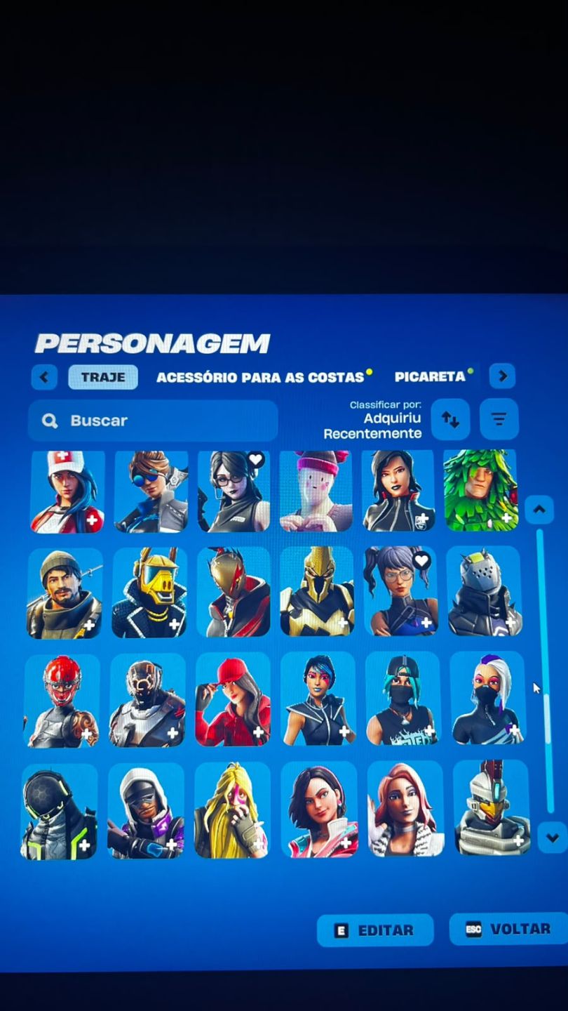 CONTA FORTNITE TRYHARD COM 126 INCLUINDO SALVE O MUNDO E ITENS DE LOJA