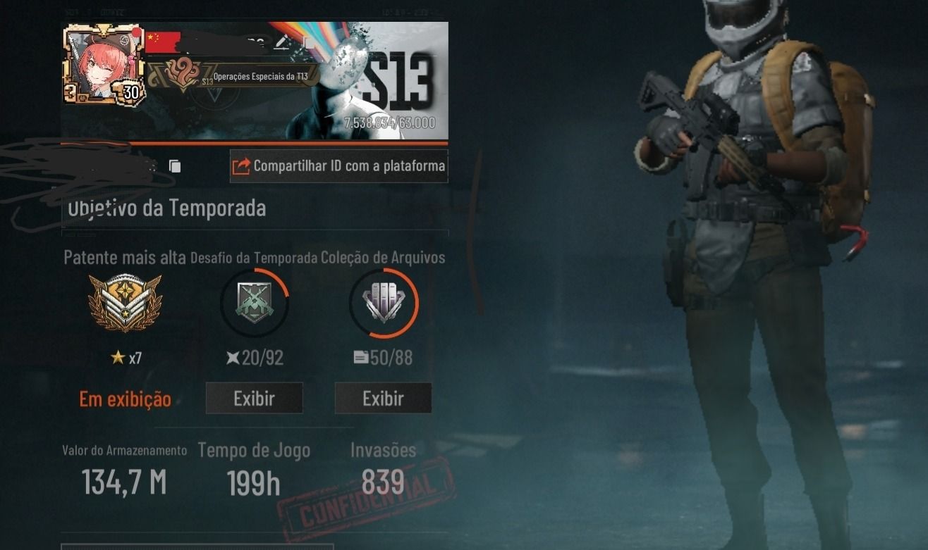 Conta Arena Breakout mobile 127m