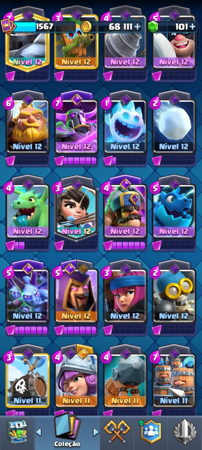 Conta clash royale