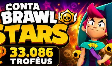 Conta do brawl stars , com 82 brawlers ,e muitas skins
