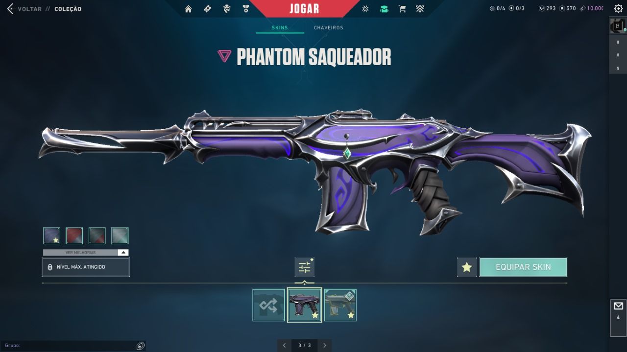 Conta de valorant com bastante skins e pacote EX.O completo