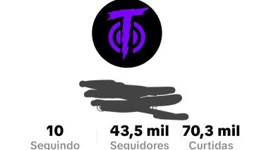 Conta TikTok com 43k de Seguidores