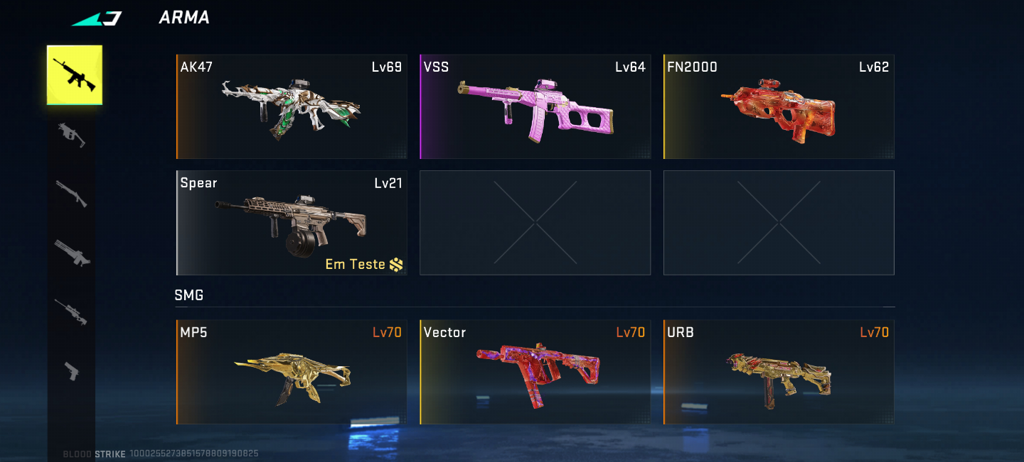 CONTA DE BLOOD STRIKE A VENDA SKIN E MAIS!!!