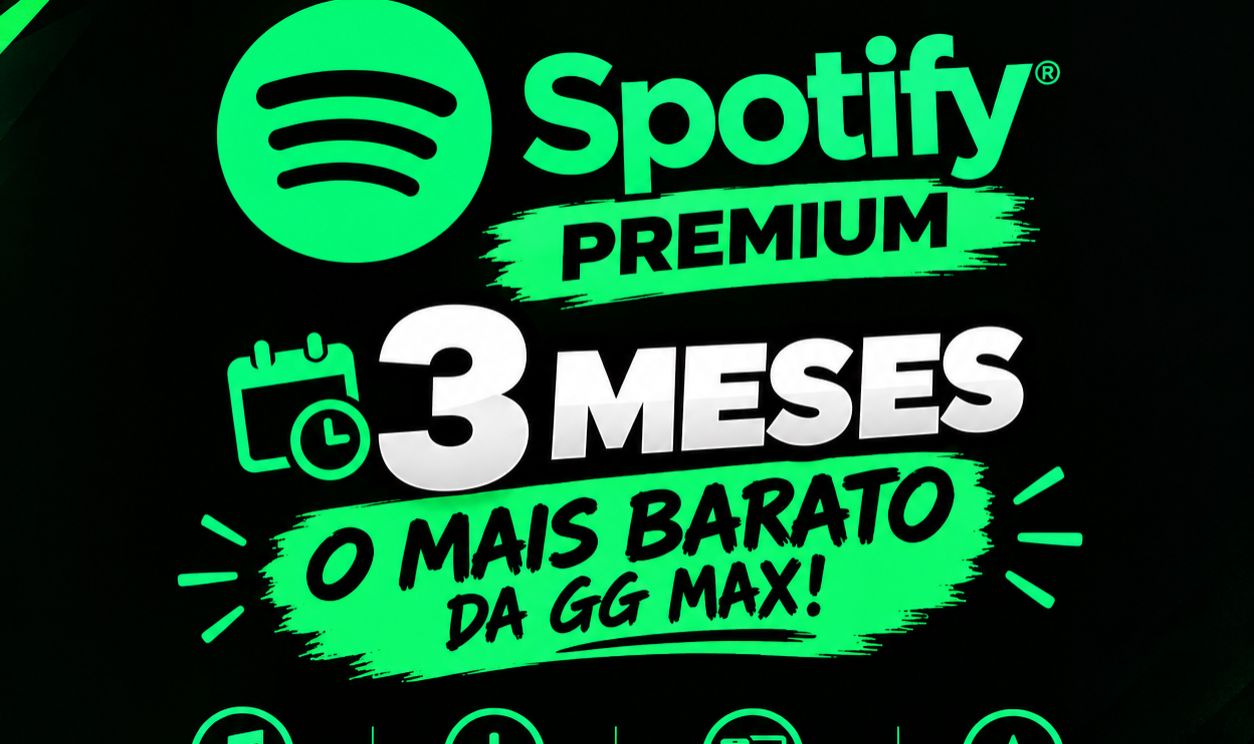 Spotify Premium 3 MESES( O MAIS BARATO DA GGMAX)
