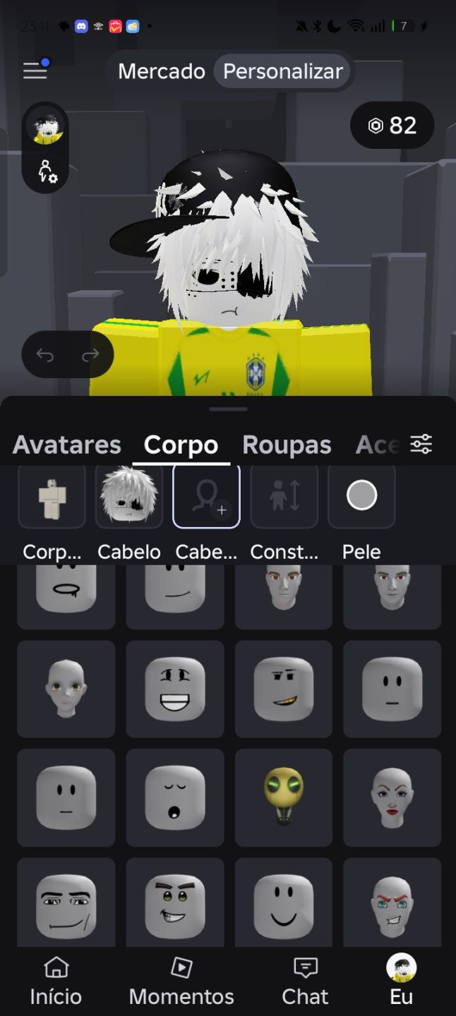 Conta de Roblox no preço dou desconto