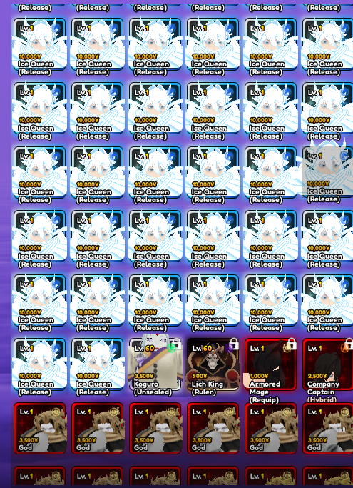 ANIME VANGUARDS UNITS LIMITADAS E BUNDLES