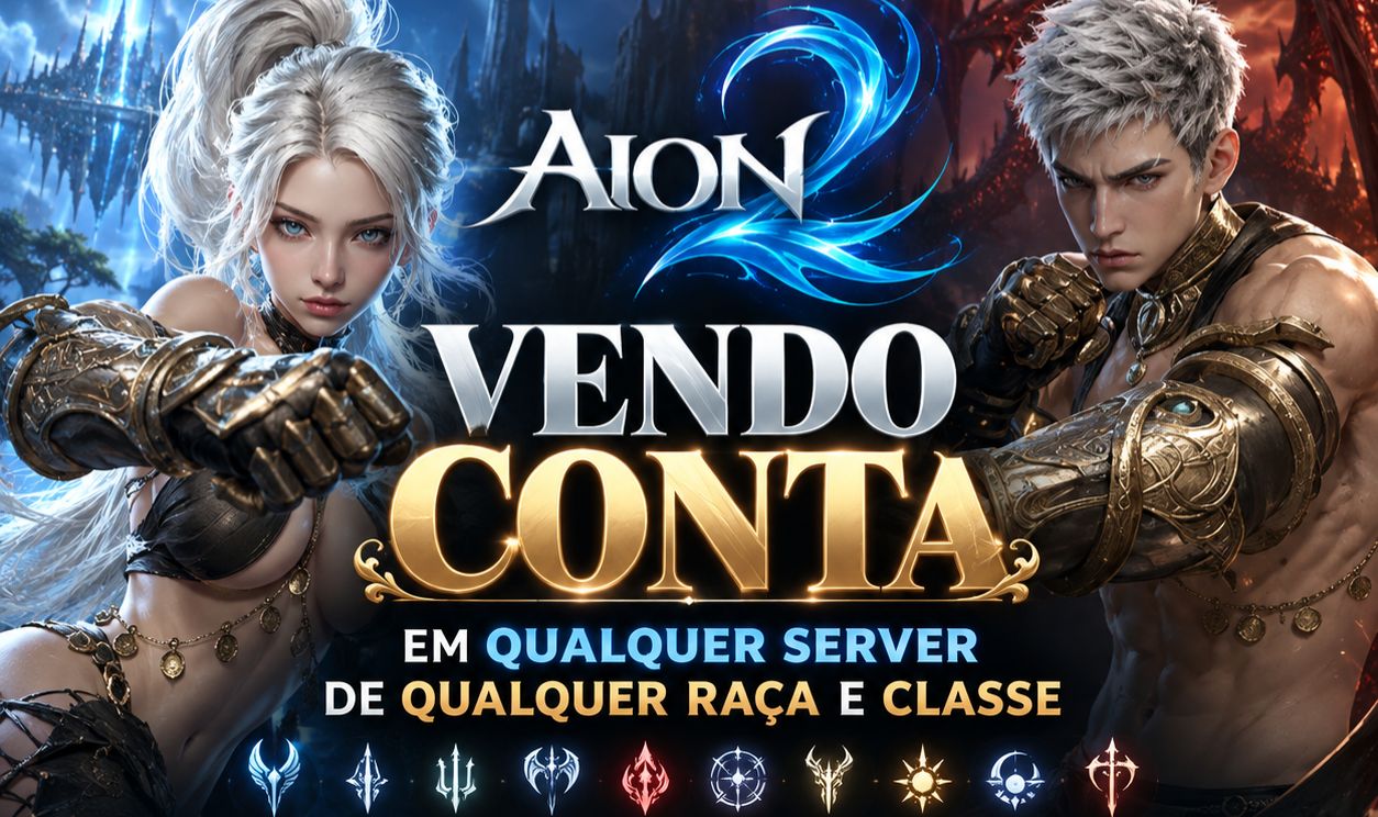Contas AION 2 em qualquer servidor, raça ou classe +45.