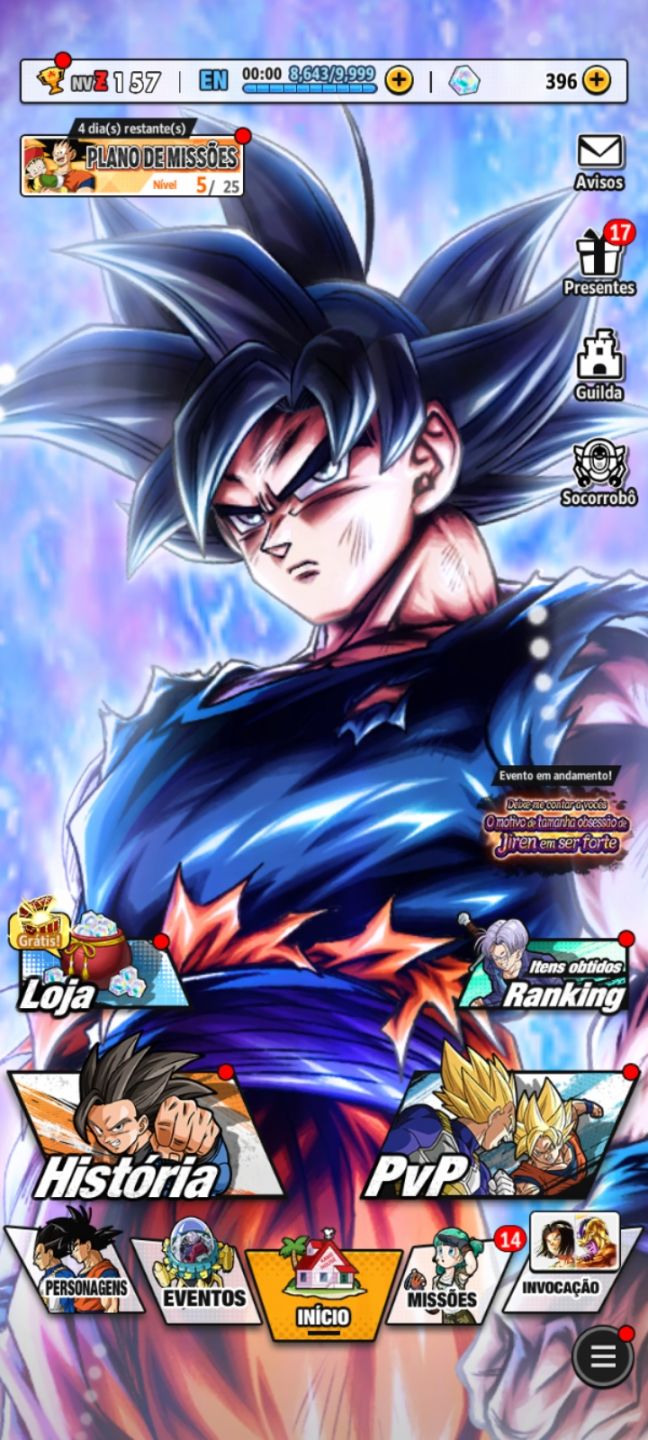 Conta drago ball legends mid game com 8 ultras e 3 legends