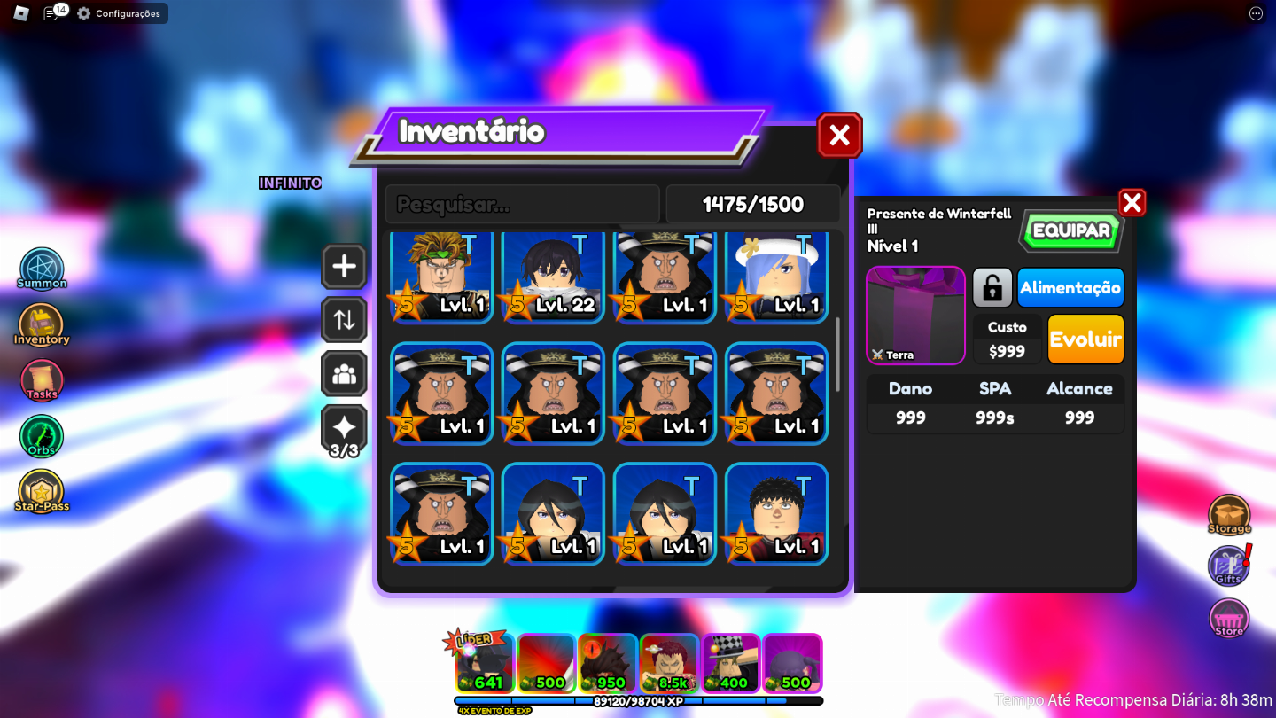 All star Tower defense [TOJI,WORM E Gray 6]e Personagens de trade Super Promoção