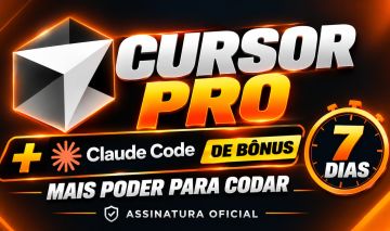 Cursor Pro Privado - Entrega Rápida (+Claude Code BÔNUS)
