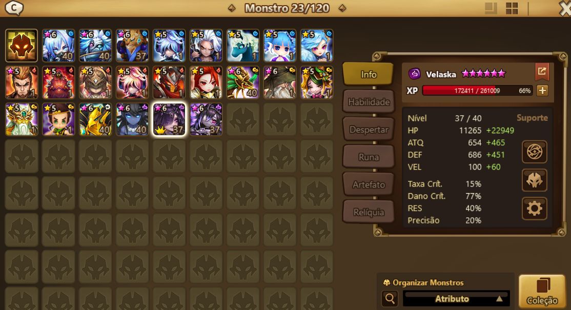 [Raridade] VELASKA + LILIANA + WEDJAT + 20 nat 5