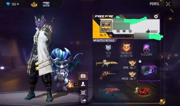Conta de free fire nivel 71 antiga