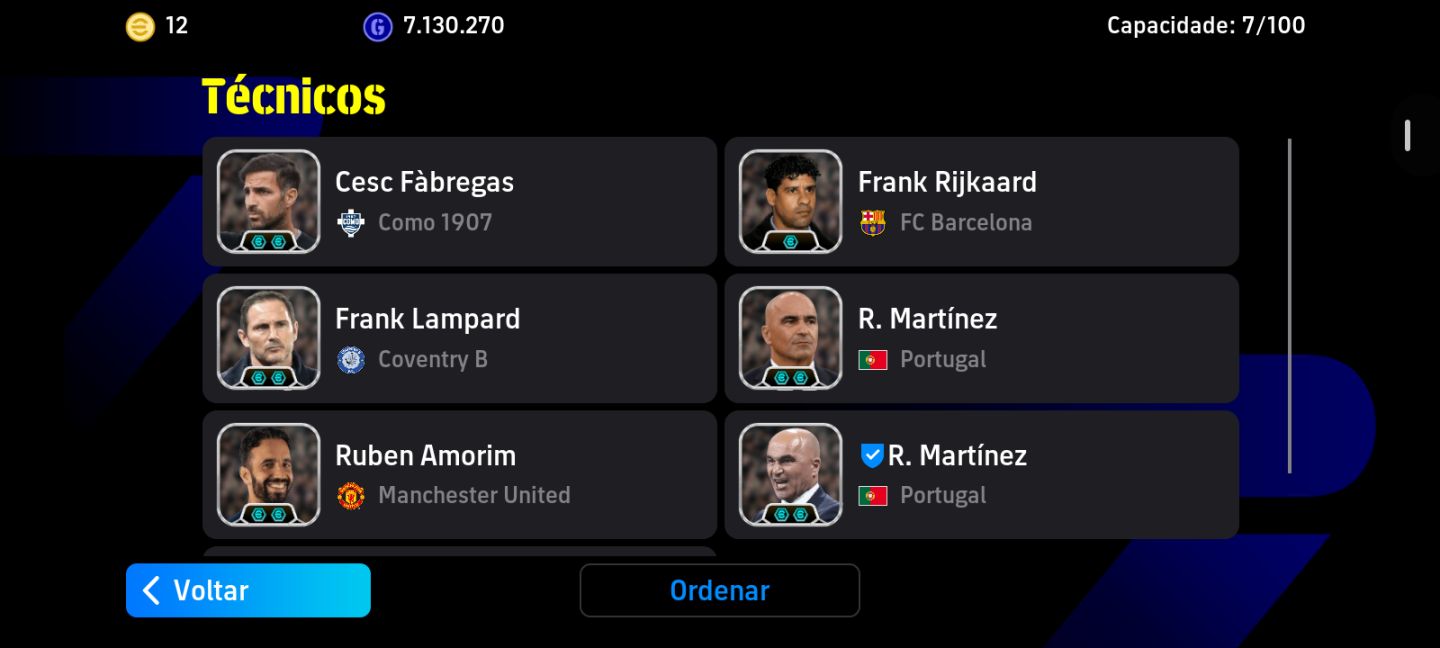 Conta Efootball RARA!! 3245 Força, Neymar blitz, Nesta Novo, Pique Novo, Ent ots