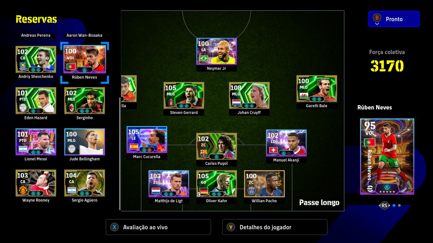 Conta Efootball - Elenco Prime 3 - (Xbox/pc)