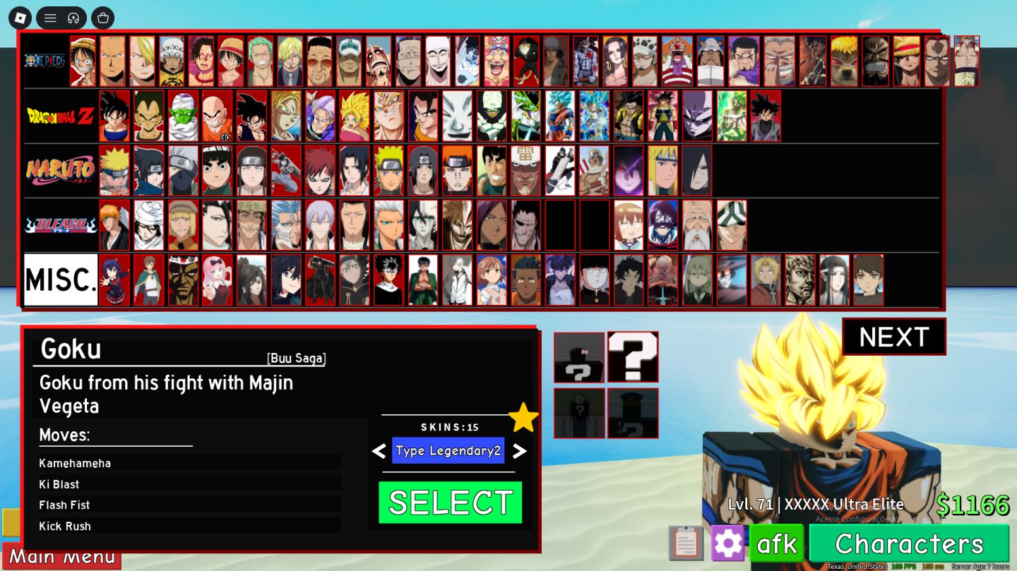 Conta Anime Battle Arena (ABA) | 5 Prestiges